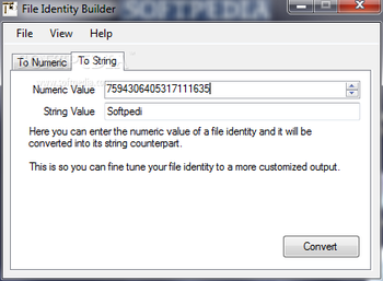 File Identity Builder screenshot 2