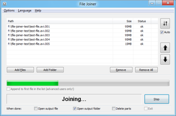 File Joiner  screenshot