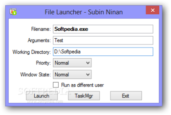 File Launcher screenshot