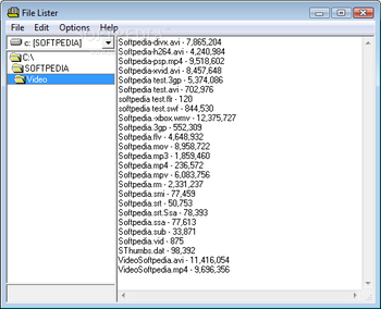 File Lister screenshot