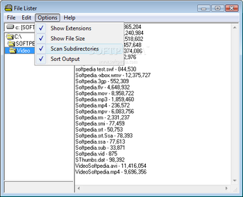 File Lister screenshot 2
