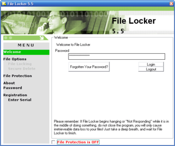 File Locker screenshot