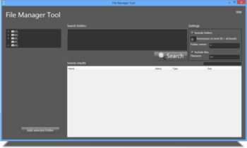 File Manager Tool screenshot