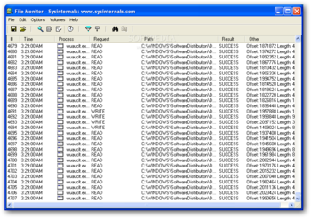 File Monitor (formerly Filemon) screenshot