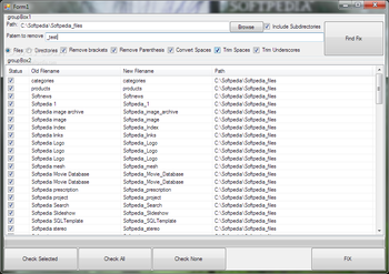 File Name Fix screenshot