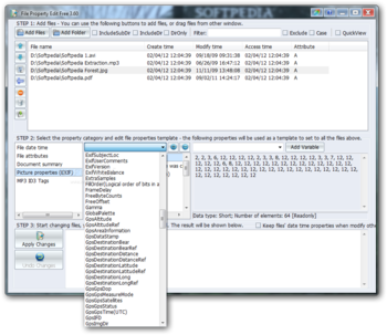 File Property Edit Free screenshot 2
