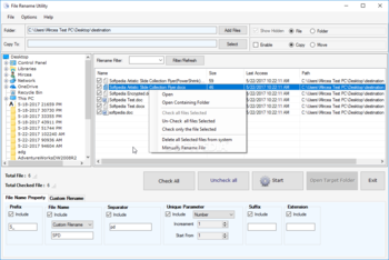 File Rename Utility screenshot 2