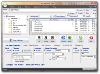 File Renamer Basic screenshot