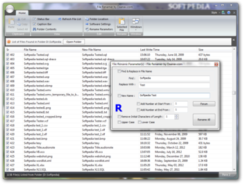 File Renamer screenshot