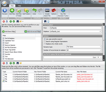 File Renamer Turbo screenshot