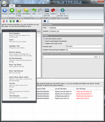 File Renamer Turbo screenshot 2
