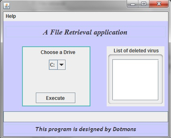 File Restorer screenshot