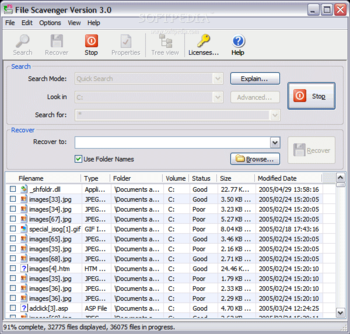 File Scavenger Floppy Install screenshot 2