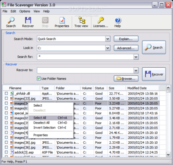 File Scavenger Floppy Install screenshot 3