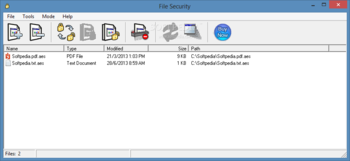 File Security screenshot