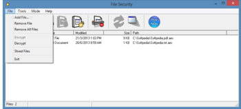 File Security screenshot 2