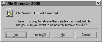 File Shredder 2000 screenshot