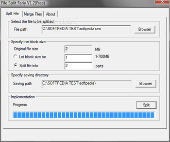 File Split Fairy screenshot