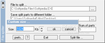 File Spliter screenshot 2