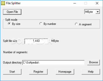 File Splitter screenshot