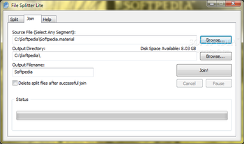 File Splitter Lite screenshot 2