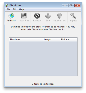 File Stitcher screenshot