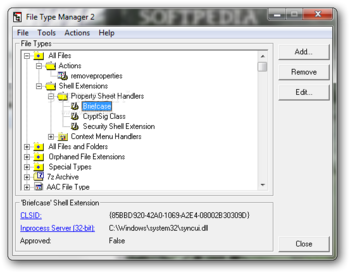 File Type Manager screenshot 2