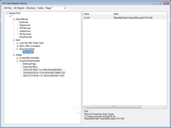 File Type Registry Viewer screenshot