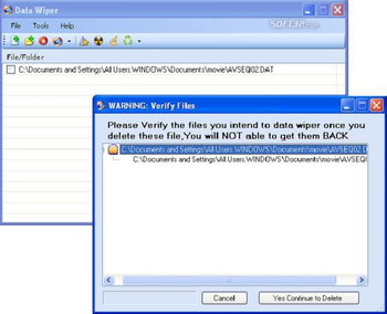 File Wiper Software screenshot