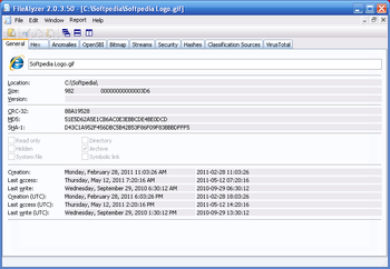 FileAlyzer screenshot