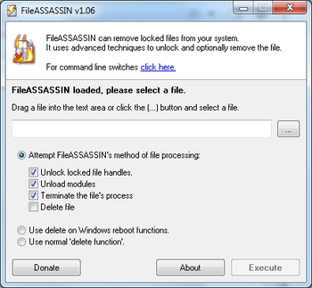 FileAssasin Portable screenshot