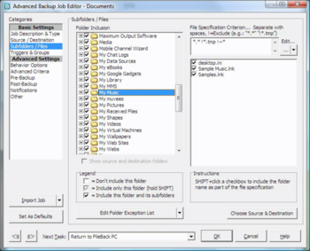 FileBack PC screenshot