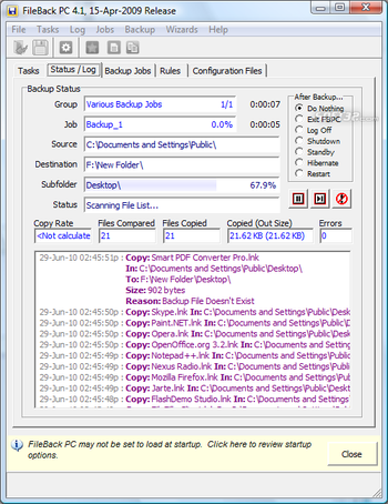 FileBack PC screenshot 6