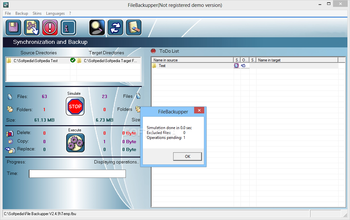 FileBackupper Portable screenshot 4