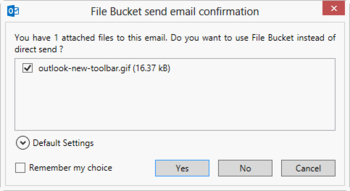 FileBucket screenshot 2