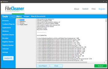 FileCleaner screenshot
