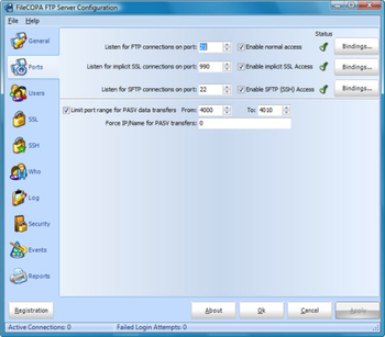 FileCOPA FTP Server screenshot 2