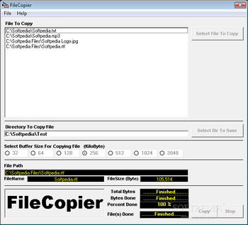 Filecopier screenshot