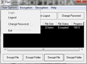 FileCryptor screenshot 2