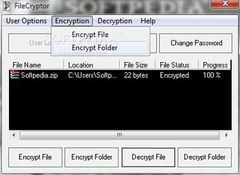 FileCryptor screenshot 3