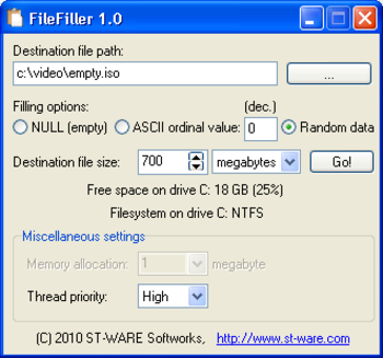 FileFiller screenshot