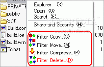 FileFilter screenshot