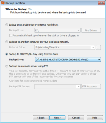 FileFort Backup Free screenshot 3