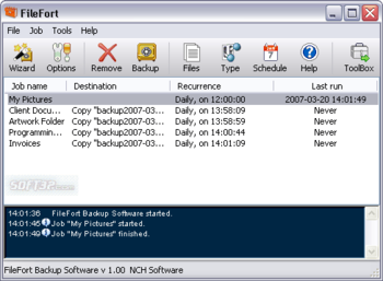 FileFort File Backup Software screenshot 3