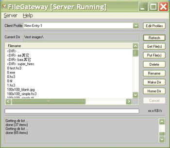 FileGateway screenshot