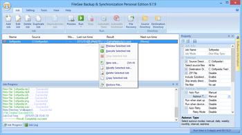 FileGee Backup & Sync Personal Edition screenshot