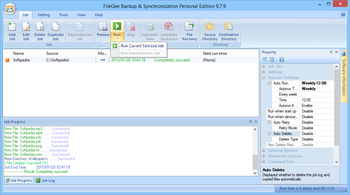 FileGee Backup & Sync Personal Edition screenshot 5