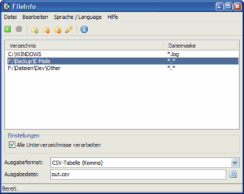 FileInfo screenshot