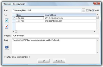 FileInMail screenshot 2