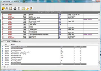 FileInternals Excel Repair screenshot